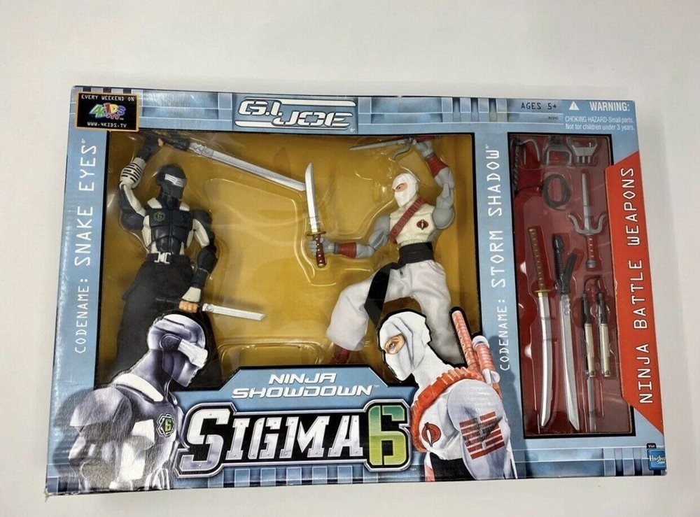 GI Joe - Sigma 6 Ninja Showdown Figuras de acción en caja