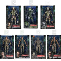 PREDATOR -  30th anniversary 7-inch set of 7 individually boxed Action Figures by NECA