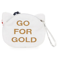 Hello Kitty - Monedero de peluche con cabeza olímpica del equipo de EE. UU. por Gund 