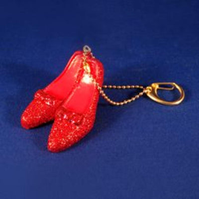 Mago de Oz - Dorothy's Ruby Red Slippers Shoes Llavero Clip On Ornament por Kurt Adler Inc.