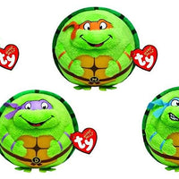 Teenage Ninja Mutant Turtle Beanie Ballz 5" Juego completo de 4