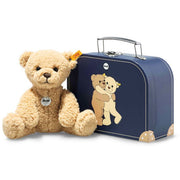 STEIFF -  Brother Ben Teddy Bear in Suitcase 8" Premium Plush by STEIFF
