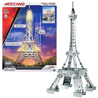 Meccano 2 in 1 Model Kit: Eiffel Tower & Brooklyn Bridge