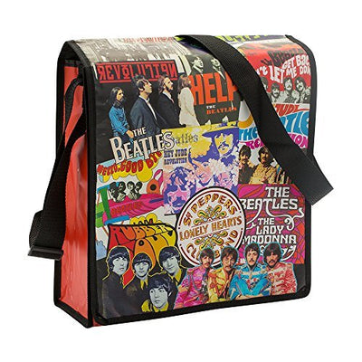 Beatles - Recycled Messenger Tote Bag SALE