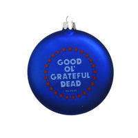 Kurt Adler Glass Grateful Dead Disc Ornament