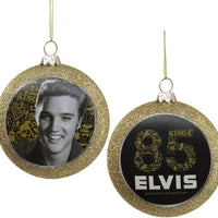 Country Marketplaces Elvis Presley - Adorno de disco de cristal para 85 cumpleaños