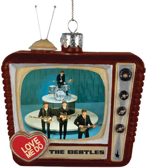 Beatles - Love Me DO TV Glass Ornament por Kurt Adler Inc.