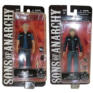 Sons of Anarchy - Exclusive Jax Teller & Clay Morrow 6" Set of 2 Figures by Mezco Toyz