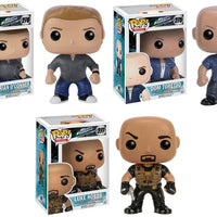 Pop! Movies: Fast & Furious Dom Toretto, Luke Hobbs and Brian O' Connor Vinyl Figures! Set of 3