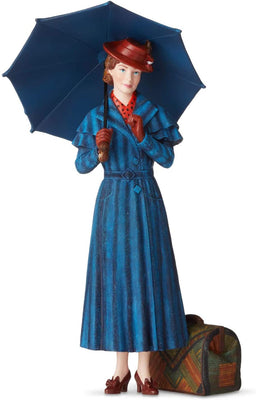 Mary Poppins Returns - Figura decorativa de resina de piedra de la colección Disney Mary Poppins de Enesco D56
