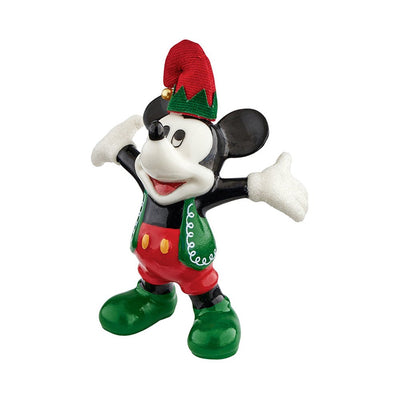 Department 56 Disney Classic Brands Santa's Helper Mickey Figurine, 3.43