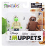 Diamond Select Muppets Minimates Serie 2 Reportero Kermit &amp; Rowlf