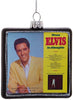 Elvis Presley - Elvis Glass en Memphis Adorno de álbum de 2 caras de Kurt Adler Inc.