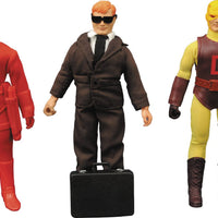 Diamond Select Toys Marvel Retro Cloth Daredevil Action Figure Gift Set