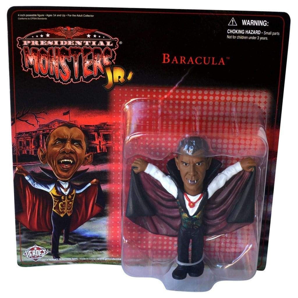 Presidential Monsters Jr. Baracula Obama as Dracula 4" Figure