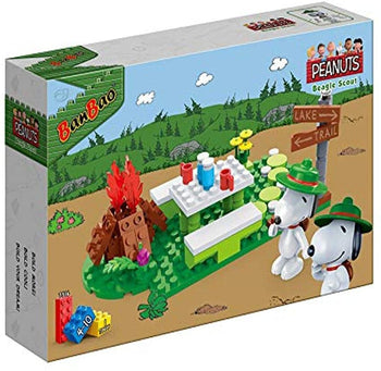 Peanuts - Beagle Scout Campfire Building Set by Ban Bao