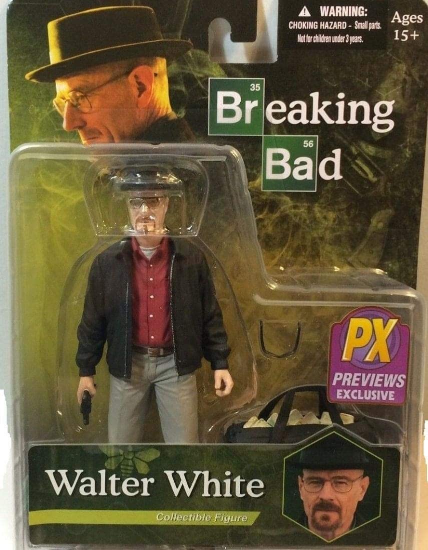 Breaking Bad Walter White As Heisenberg 6 Action Figure Purple Shirt With Hat Breaking Bad Walter White As Heisenberg 6 Action Figure Purple Shirt With Hat