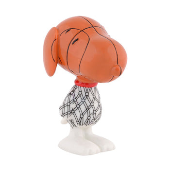 Department 56 Peanuts Slam Dunk Dog Figurine, 3 inch
