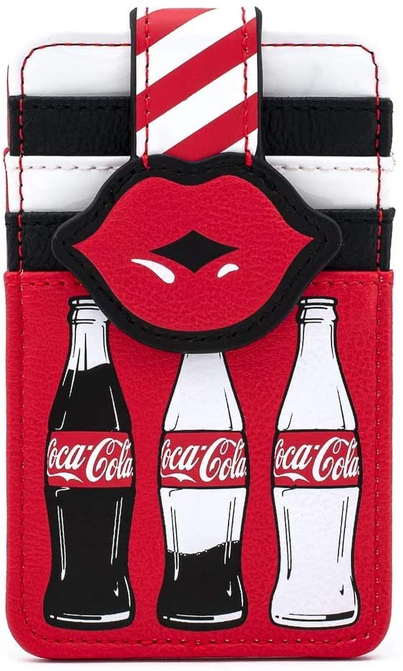 Coca-Cola - Tarjetero Bottles &amp; Lips de Loungefly