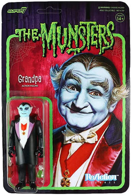 Munsters - Grandpa Munster ReAction 3 3/4-Inch Retro Action Figures by Super 7