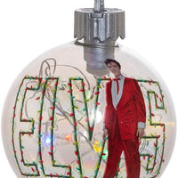 Elvis Presley - Adorno de bola de cristal LED Elvis de Kurt Adler Inc.