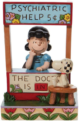 Peanuts - LUCY en la cabina psiquiátrica 