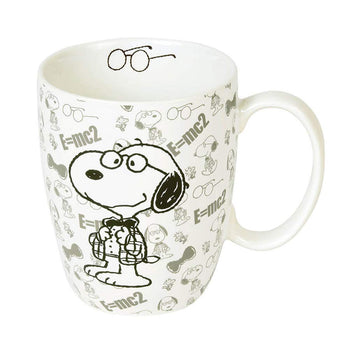 Department 56 6000344 Peanuts Smarty Pants Stoneware Mug, 16 oz, White