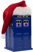 Kurt Adler 4.5" Doctor Who Glass Gingerbread TARDIS Ornamento