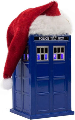 Doctor Who - Dr. Who Tardis with Santa Hat Christmas Ornament by Kurt Adler Inc.