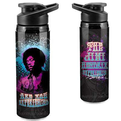 Jimi Hendrix - Botella de agua de acero inoxidable de 25 oz 