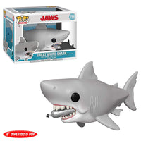 Funko Movies: Pop! Jaws Collectors Set - Chief Brody, Matt Hooper, Quint, 6" Jaws with Diving Tank