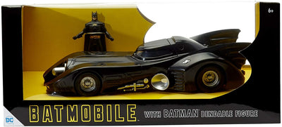 Batman - Batmobile 1989 with Michael Keaton Batman 3 3/4-Inch Bendable Figure SALE