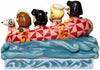 Peanuts - Peanuts Gang Rafting Figurine from Jim Shore by Enesco D56