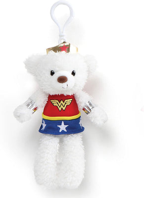 DC Universe - Wonder Woman as Fuzzy Bear - Clip de mochila de peluche por Gund