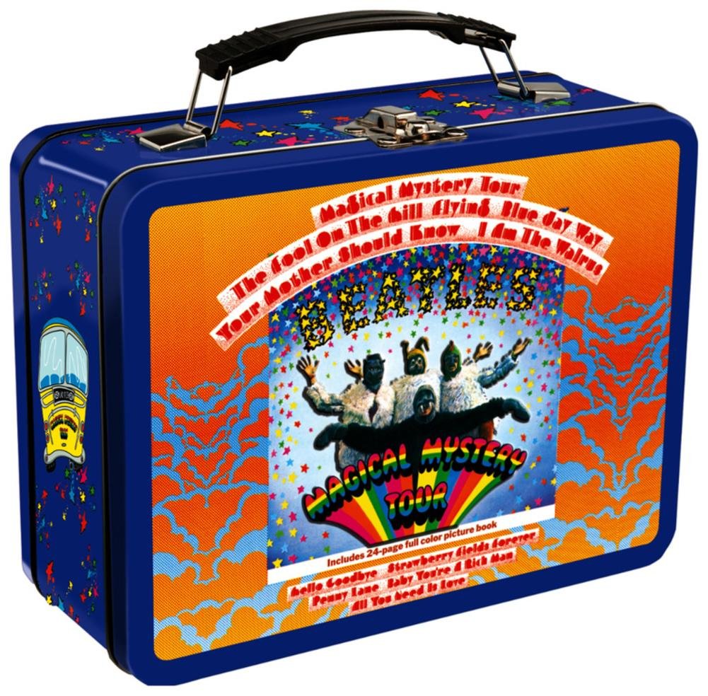 The Beatles - Fiambrera de lata Magical Mystery Tour 9 x 8 pulgadas 