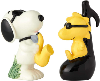 Peanuts - Juego de salero y pimentero Woodstock & Snoopy de Enesco D56 