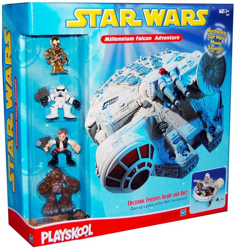 Star Wars Galactic Heroes Playskool Millenium Falcon Adventure