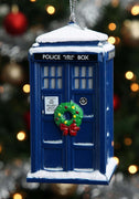 Doctor Who - Tardis with Wreath Light Up Ornament by Kurt Adler Inc.