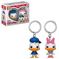 Funko Pop! Keychain: Disney: 2 Pack- Donald & Daisy Set