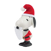 Departamento 56 Cacahuetes Navidad Santa Snoopy Figura decorativa