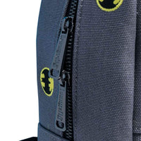 DC Comics -  Batman Bat-Signal Embroidered Canvas Double Strap Shoulder Backpack by LOUNGEFLY
