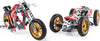 ERECTOR - Motorbikes and Cars 5 in 1 Street Fighter Bike Building Set by Meccano