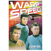 Star Trek - Cartel de chapa grande "Warp Speed"