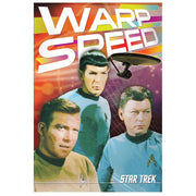 Star Trek - Cartel de chapa grande "Warp Speed"
