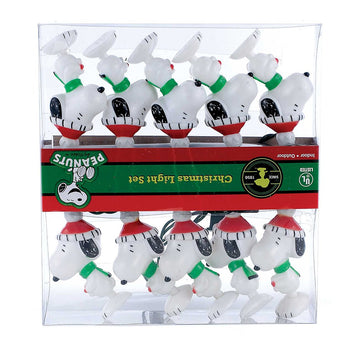 Peanuts - 11Foot 10-Light Snoopy Light Set by Kurt Adler Inc.