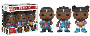 Funko POP WWE: The New Day – Edición especial Booty O's 3 Pack – Exclusivo FYE