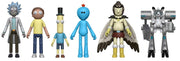 Rick and Morty 5” Action Figures Set of 5 (+Snowball)