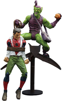 Diamond Select Toys Marvel Select: Figura de acción clásica de Green Goblin vs. Spider Man