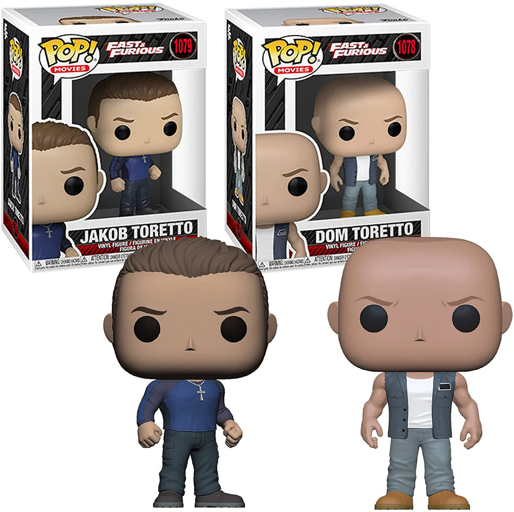 Fast and Furious 9 - Dominic and Jakob Toretto Set of 2 individually Boxed Funko Pop! Vinyl Figures