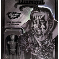 King Diamond- Black Series 3 3/4" Figura de reacción de Super 7